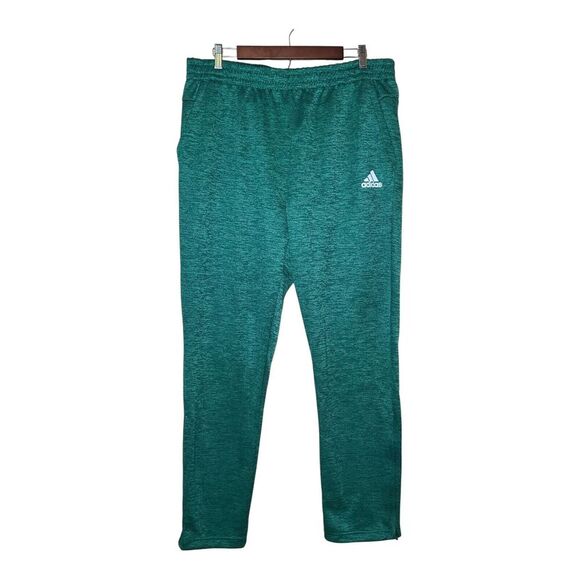 Adidas New With Tags Tapered Emerald Green Track Active Pants Men's Size X-Large - Picture 1 of 9